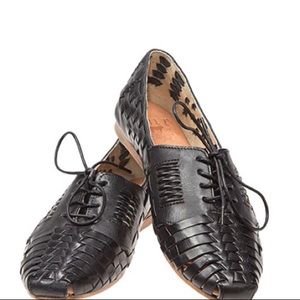 Will Leather Goods Black Woven Women's Shoes